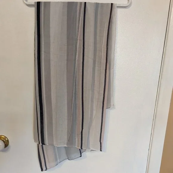 Beach Pool Swimwear Multicolour Stripe Pattern Coverup Scarf NWT One Size - Picture 8 of 8